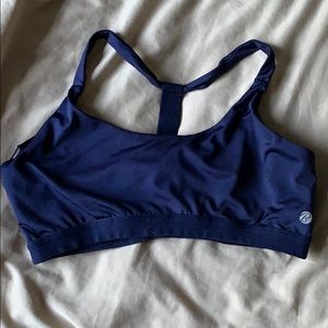 Cute cross back design sports bra